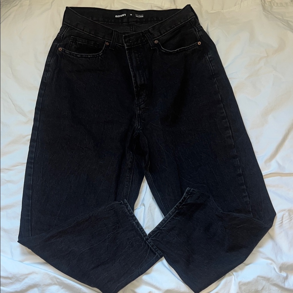 Old Navy Women’s Black Balloon Jeans